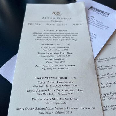 Alpha Omega Collective Napa by null