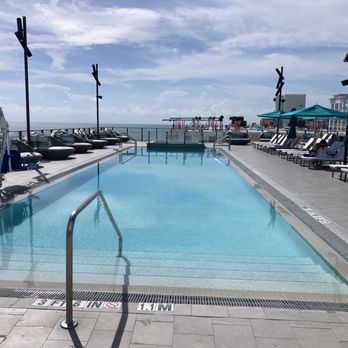The Deep End - View from Deep End to Rooftop Pool - Peruvian Near Me - Clearwater Beach, Florida The Deep End - View from Deep End to Rooftop Pool - Peruvian Near Me - Clearwater Beach, Florida