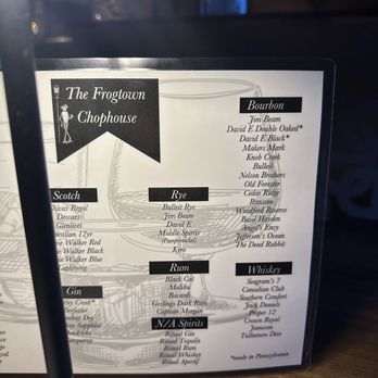 The Frogtown Chophouse - Menu - American Near Me - Swiftwater, Pennsylvania The Frogtown Chophouse - Menu - American Near Me - Swiftwater, Pennsylvania