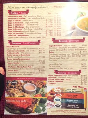 Menu photo 5 El Peñol Boston, MA