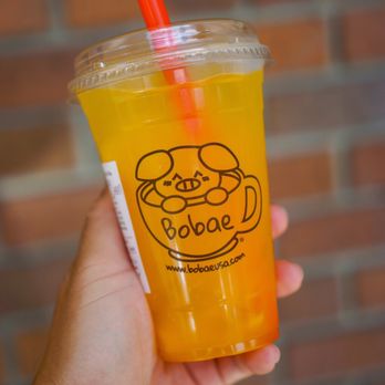 Bobae Coffee & Tea - Mango Lemonade (August Creative Menu) - IG: @nelson_eats - Bubble Tea Near Me - Issaquah, Washington Bobae Coffee & Tea - Mango Lemonade (August Creative Menu) - IG: @nelson_eats - Bubble Tea Near Me - Issaquah, Washington