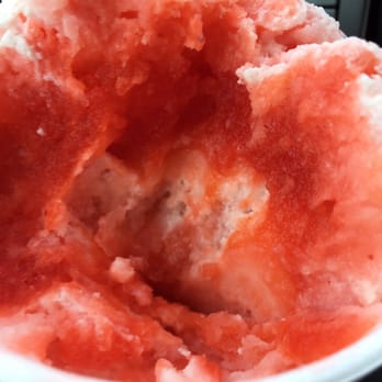 New Orleans Style Shaved Ice - Layers and layers of cream inside. Yum! - Shaved Ice Near Me - Pflugerville, Texas