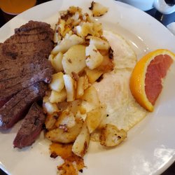 Sorrentino's Subs - Steak and eggs My steak came already cut.