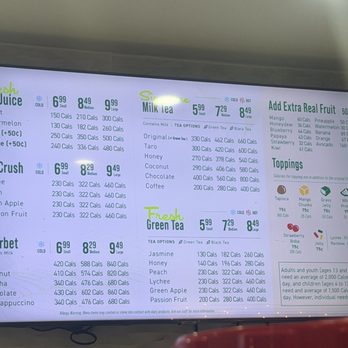 Real Fruit Bubble Tea - Bubble Tea Near Me - Paramus, New Jersey