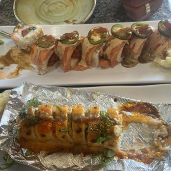 Cha Cha Sushi - The Lion King Roll(baked) Splash Brother roll both Salmon rolls absolutely delicious. The service is always super friendly and fast! - Sushi Bars Near Me - San Jose, California Cha Cha Sushi - The Lion King Roll(baked) Splash Brother roll both Salmon rolls absolutely delicious. The service is always super friendly and fast! - Sushi Bars Near Me - San Jose, California