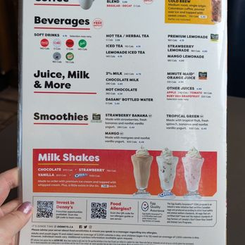 Denny's Restaurant - Drink menu - Breakfast & Brunch Near Me - Winnipeg, Manitoba Denny's Restaurant - Drink menu - Breakfast & Brunch Near Me - Winnipeg, Manitoba