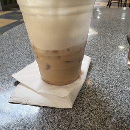 Iced caramel latte Iced caramel latte