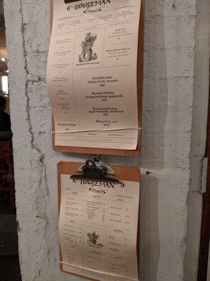 Menu photo 3 Houseman New York, NY