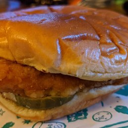 Cajun grouper sandwich. Cajun grouper sandwich.