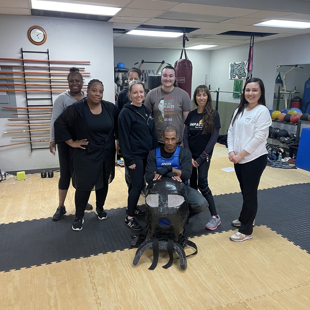 Me, two of my girlfriends and the amazing instructors