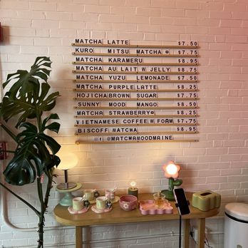 Matcha Mood - Wall menu - Coffee & Tea Near Me - Portland, Maine