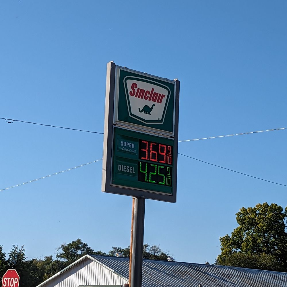 Sinclair - Sign (September 2023) - Gas Stations Near Me - Hyannis, Nebraska Sinclair - Sign (September 2023) - Gas Stations Near Me - Hyannis, Nebraska
