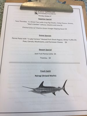 Menu photo 3 220 Grille Honolulu, HI