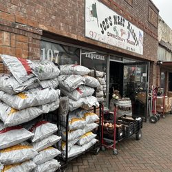 Joe's Meat Market - Things get interesting as soon as you get to the store's front.