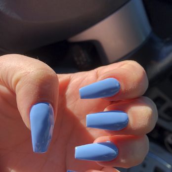 HD Nails - Coffin shaped nails by Raymond - Nail Salons Near Me - Tarzana, California