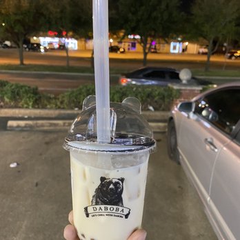 Daboba - Green milk tea with golden boba - Bubble Tea Near Me - Houston, Texas Daboba - Green milk tea with golden boba - Bubble Tea Near Me - Houston, Texas