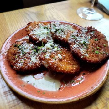 LouVino OTR - Fried green tomatoes - Wine Bars Near Me - Cincinnati, Ohio