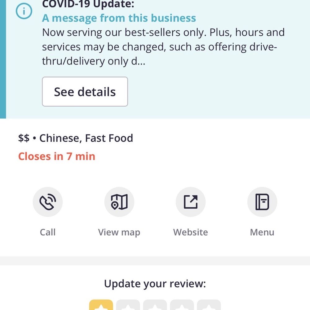 Panda Express - Time 2153 hours says you close in 7mins at 2200 hours - Chinese Near Me - Vacaville, California