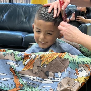 Little Munchkins - I have never seen a smile on my kids face during a cut. Our stylist was amazing! - Hair Salons Near Me - Glendale, California Little Munchkins - I have never seen a smile on my kids face during a cut. Our stylist was amazing! - Hair Salons Near Me - Glendale, California