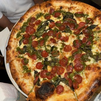 Tivoli - Pesto pizza add pepperoni - Pizza Near Me - Seattle, Washington