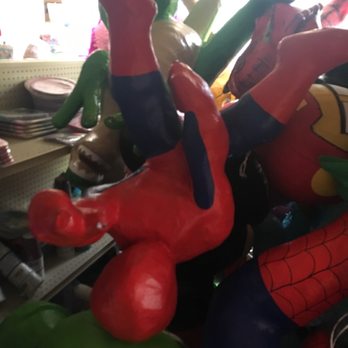 Piñata Time - Spiderman action shot - Party Supplies Near Me - San Antonio, Texas