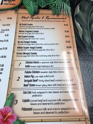 Menu photo 3 Hula Hands Restaurant 4630 Anchorage, AK