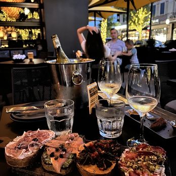 Postino Cinco Ranch - Bruschetta board. Moscato. - Wine Bars Near Me - Katy, Texas Postino Cinco Ranch - Bruschetta board. Moscato. - Wine Bars Near Me - Katy, Texas