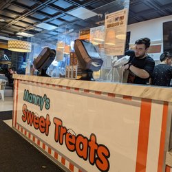 Manny's Sweet Treats - The signage and counter