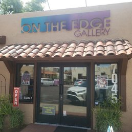 Exterior outside entrance of On The Edge Gallery - Welcome to On The Edge Gallery on Main Street in Scottsdale, Arizona - Scottsdale, Arizona Exterior outside entrance of On The Edge Gallery - Welcome to On The Edge Gallery on Main Street in Scottsdale, Arizona - Scottsdale, Arizona