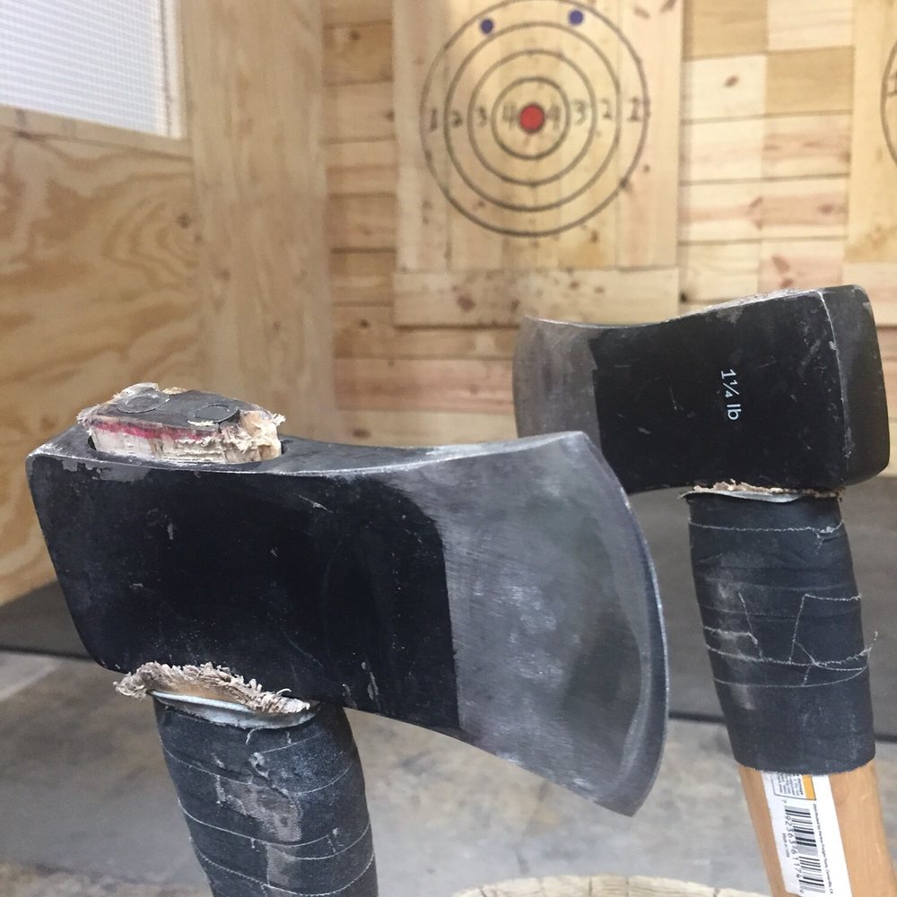 Class Axe Throwing - Our axes. - Axe Throwing Near Me - San Antonio, Texas Class Axe Throwing - Our axes. - Axe Throwing Near Me - San Antonio, Texas