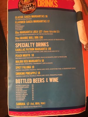 Menu photo 2 Crazy Taco Mex Stamford, CT