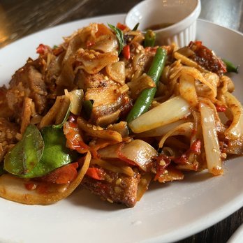 Budsi's Authentic Thai - Budsi's noodles with crispy pork. Thai hot - Thai Near Me - New Orleans, Louisiana Budsi's Authentic Thai - Budsi's noodles with crispy pork. Thai hot - Thai Near Me - New Orleans, Louisiana