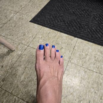 Paradise Nail & Spa - Pedicure with blue polish! - Nail Salons Near Me - Minocqua, Wisconsin Paradise Nail & Spa - Pedicure with blue polish! - Nail Salons Near Me - Minocqua, Wisconsin