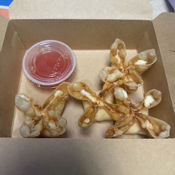 Rice Bites - Cream cheese wonton. Stuffed with cream cheese! - Juice Bars & Smoothies Near Me - Sacramento, California Rice Bites - Cream cheese wonton. Stuffed with cream cheese! - Juice Bars & Smoothies Near Me - Sacramento, California