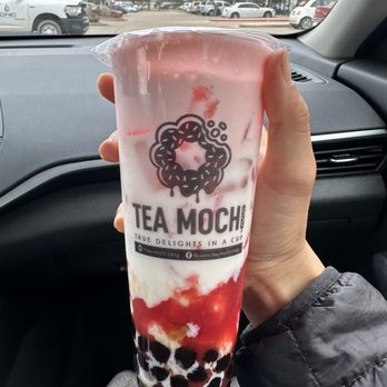 Tea Mochi - Strawberry Latte - Donuts Near Me - Shreveport, Louisiana Tea Mochi - Strawberry Latte - Donuts Near Me - Shreveport, Louisiana
