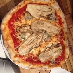 Pizzeria Di Fiore - Pizza aubergines avec supplément gorgonzola