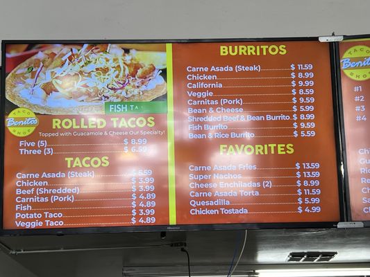 Menu photo 4 Benito's Taco Shop Los Angeles, CA Menu photo 4 Benito's Taco Shop Los Angeles, CA
