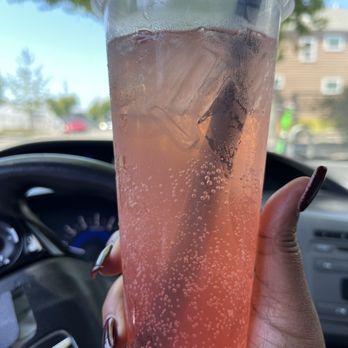 Dessert Cafe - Guava "lemonade" with no lemonade and made with soda - Waffles Near Me - Berkeley, California Dessert Cafe - Guava "lemonade" with no lemonade and made with soda - Waffles Near Me - Berkeley, California