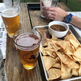 FM Kitchen & Bar - Pussy wagon by Brash Brewery, fruit parfait and chips and salsa - Bars Near Me - Houston, Texas FM Kitchen & Bar - Pussy wagon by Brash Brewery, fruit parfait and chips and salsa - Bars Near Me - Houston, Texas