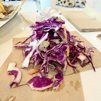 The Stand - American Classics Redefined - A TON of red cabbage in The Cobb Chop Salad - Burgers Near Me - Long Beach, California