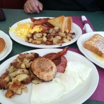 Casey's Diner - Grand Slam and side of french toast and pancakes! - Diners Near Me - Plaistow, New Hampshire Casey's Diner - Grand Slam and side of french toast and pancakes! - Diners Near Me - Plaistow, New Hampshire