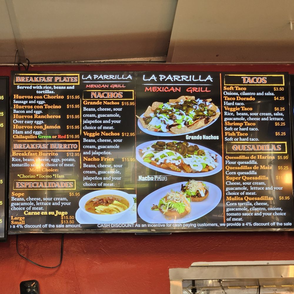 La Parrilla Taqueria - Mexican Near Me - Atascadero, California