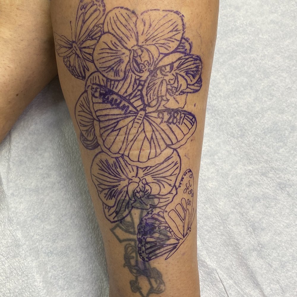 Black Rose - Placement - Piercing Near Me - Deerfield Beach, Florida