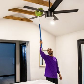 The Cleaning Doctors - DeAngelo getting the dust off the fans! Men can be great cleaners too! - Home Cleaning Near Me The Cleaning Doctors - DeAngelo getting the dust off the fans! Men can be great cleaners too! - Home Cleaning Near Me