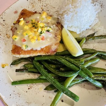 Billy's at the Beach - Crusted halibut - Seafood Near Me - Newport Beach, California Billy's at the Beach - Crusted halibut - Seafood Near Me - Newport Beach, California