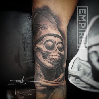 Revolution Ink - Mictlantecuhtli, by Brandon Evans. (IG: @revcrew01) - Tattoo Near Me - Pelham, Alabama