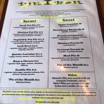 Pie Bar - Cocktail Bars Near Me - Seattle, Washington Pie Bar - Cocktail Bars Near Me - Seattle, Washington
