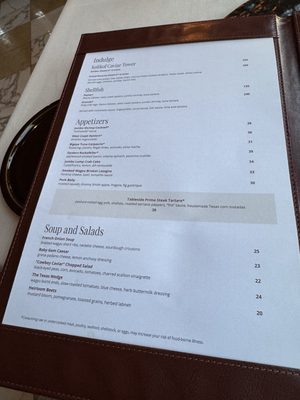 Menu photo 4 Four Sixes Ranch Steakhouse Las Vegas, NV
