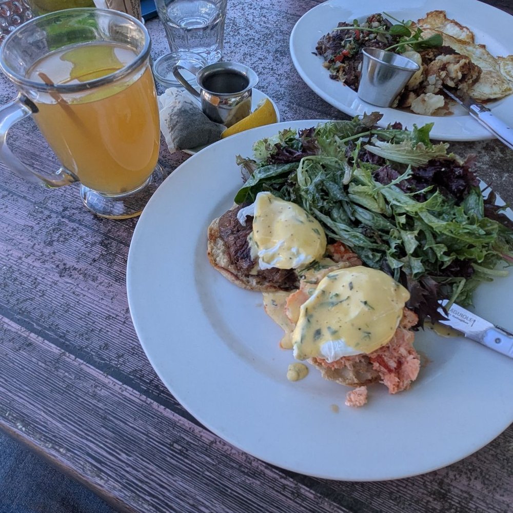 Surf and turf Benedict