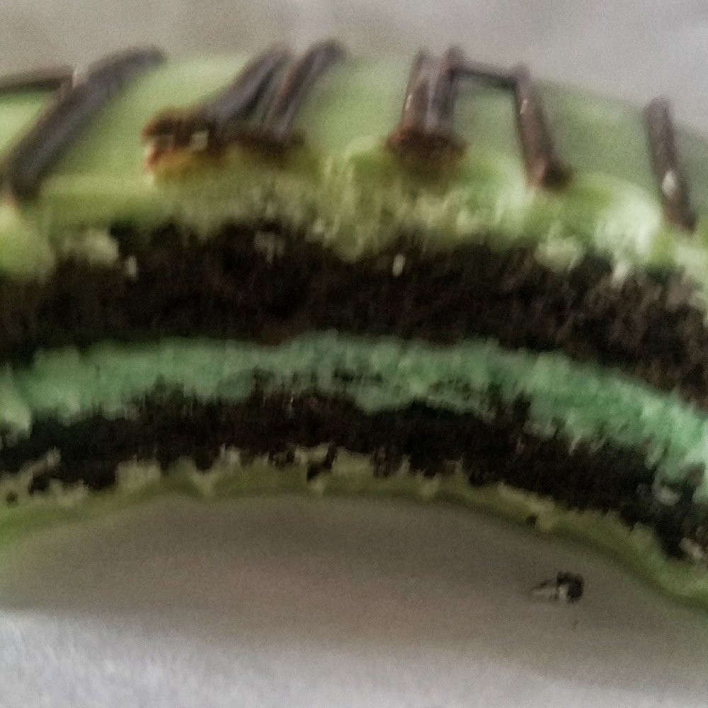 Laura's Candies - Inside of a mint dipped chocolate Oreo - Candy Stores Near Me - New Orleans, Louisiana Laura's Candies - Inside of a mint dipped chocolate Oreo - Candy Stores Near Me - New Orleans, Louisiana